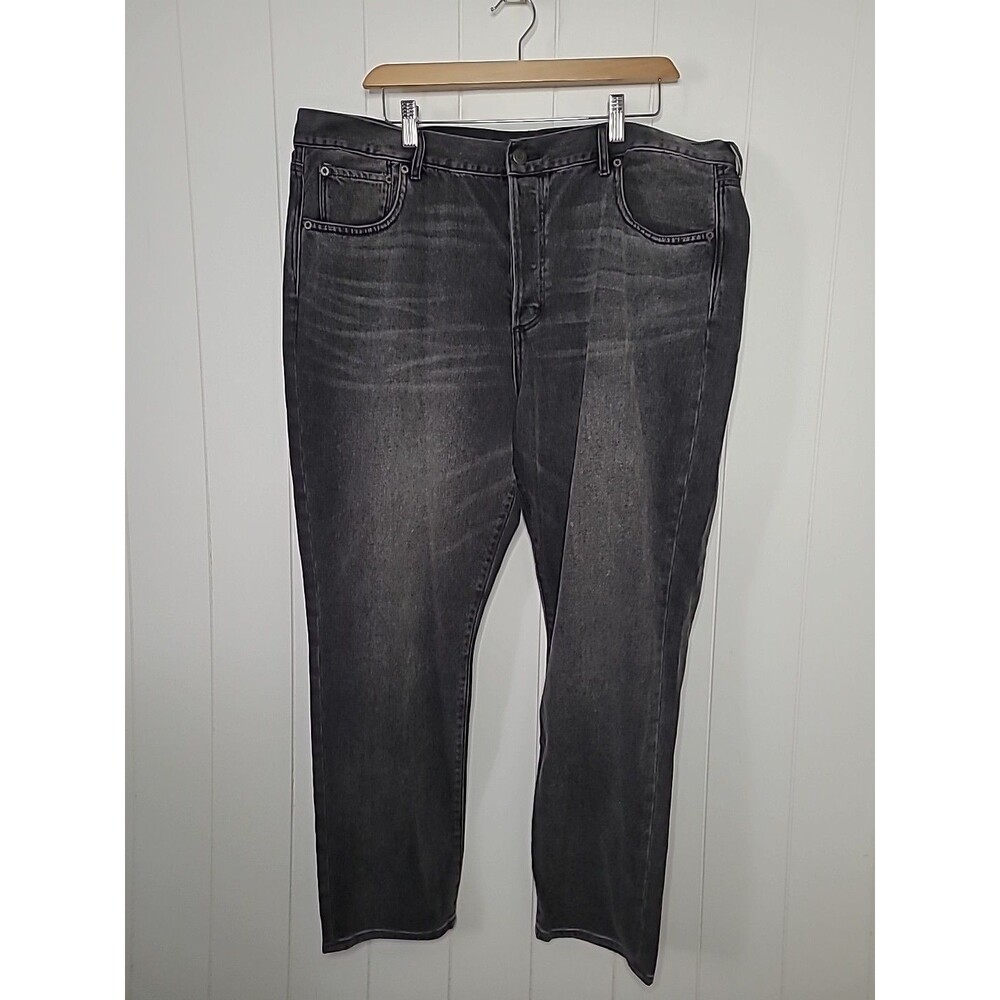 American Eagle Girlfriend Hi Rise Size 18 Jeans Reg Black Button fly stretch New